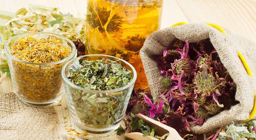 Herbes avec psoriasis